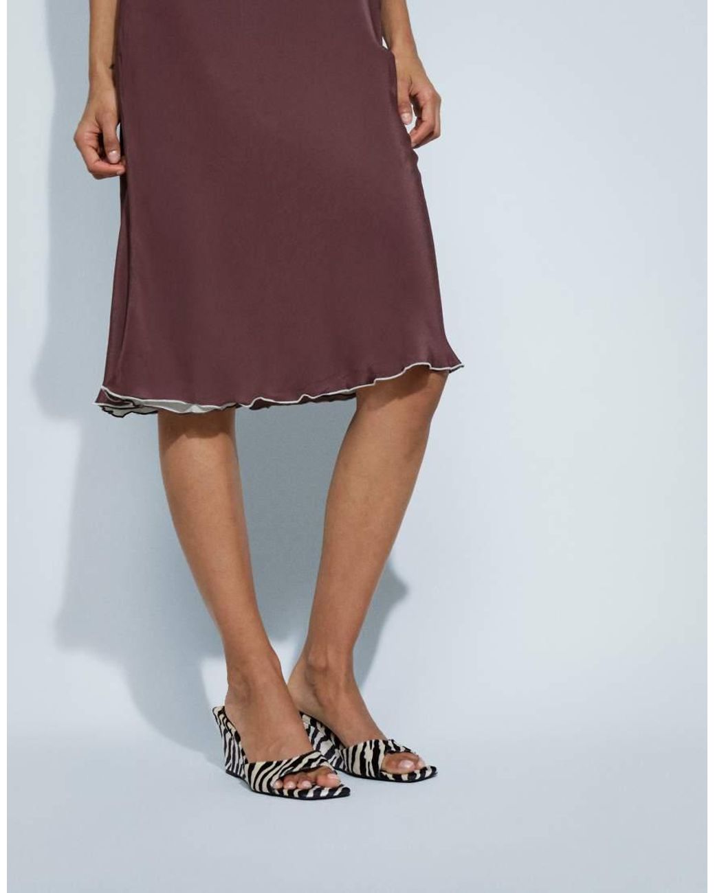 ASOS Multicolor Hola Mid Wedge Mules