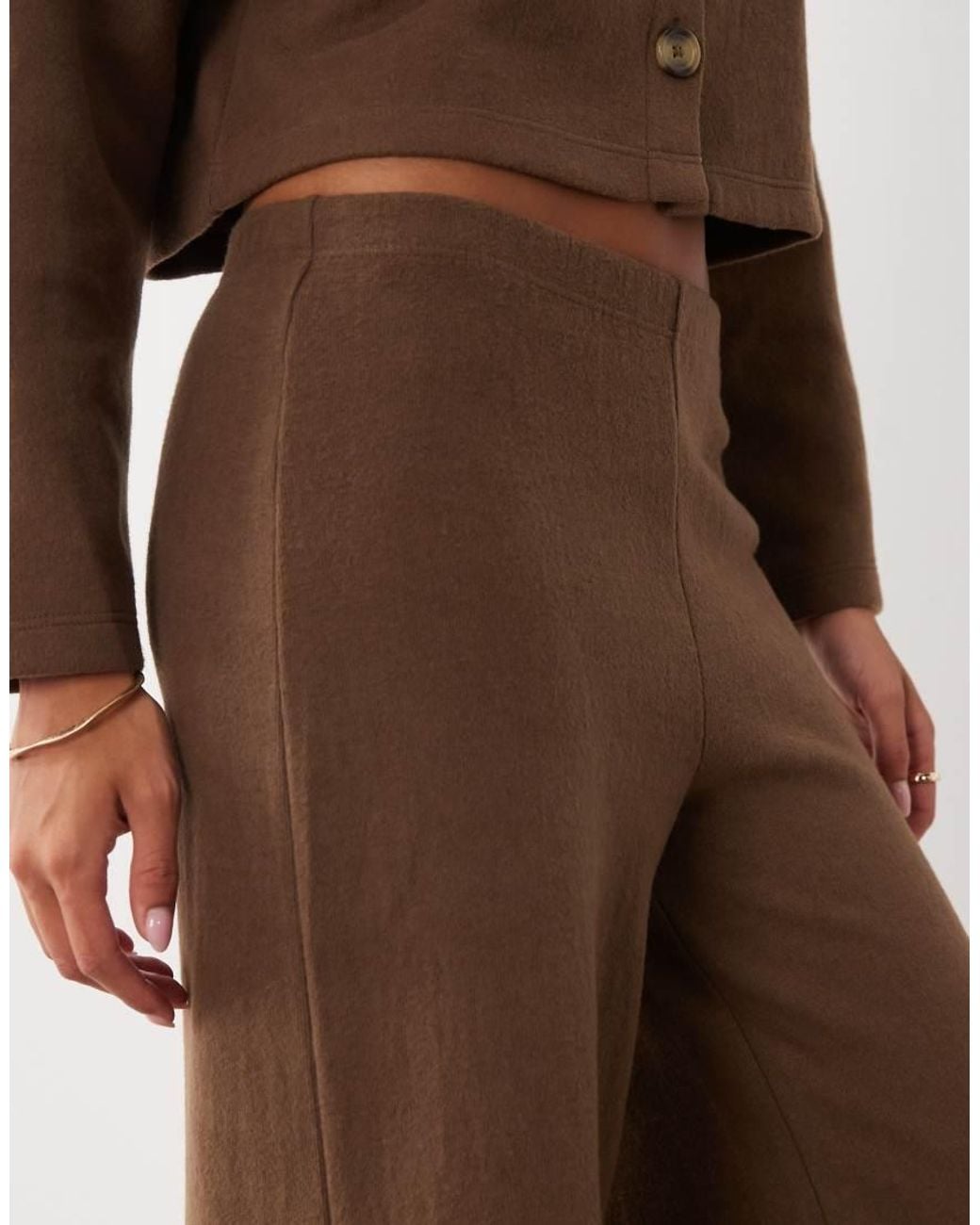 Miss Selfridge Brown Super Soft Pants