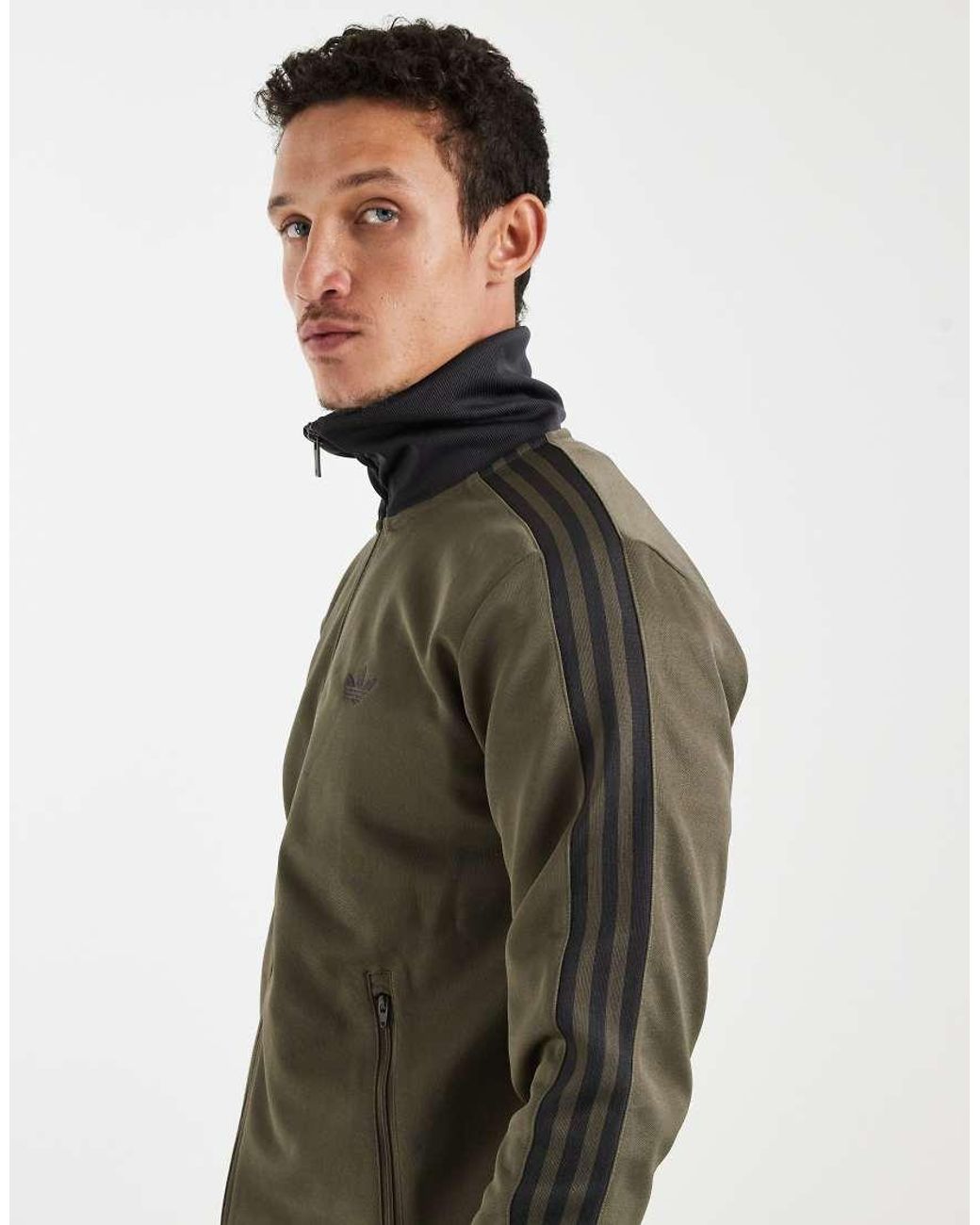Adidas Originals Brown Classic Track Top for men