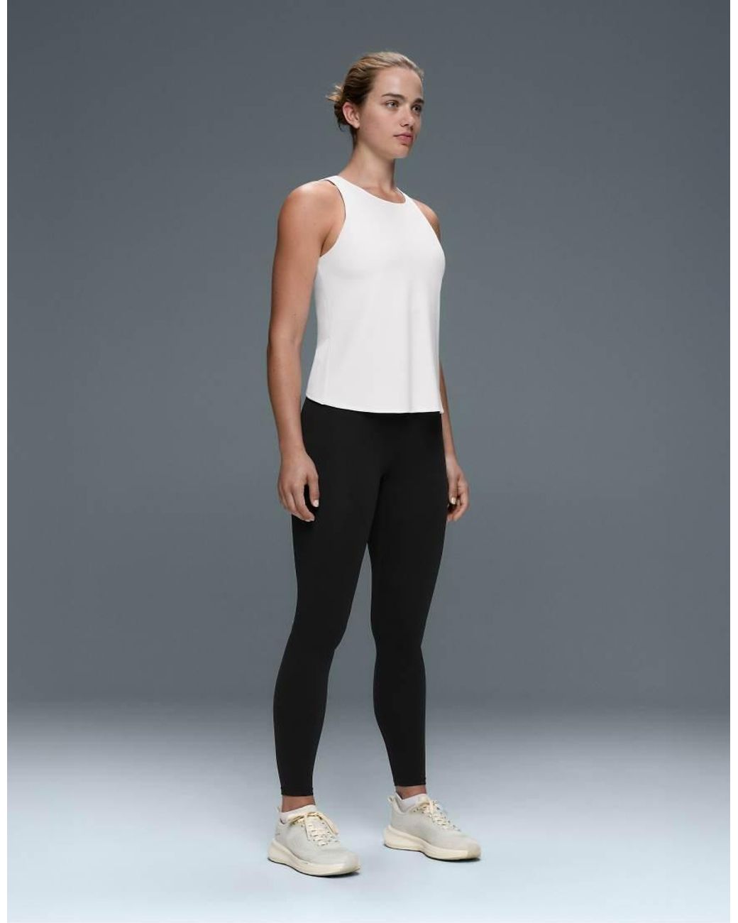 Oysho White Cross Back Comfortlux T-Shirt
