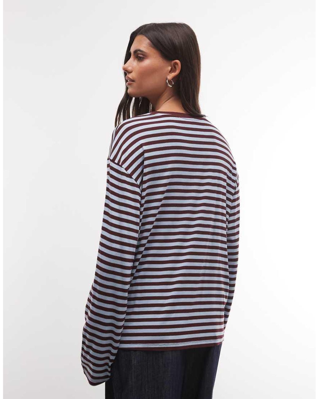 Monki Multicolor Oversized Longsleeved T-shirt
