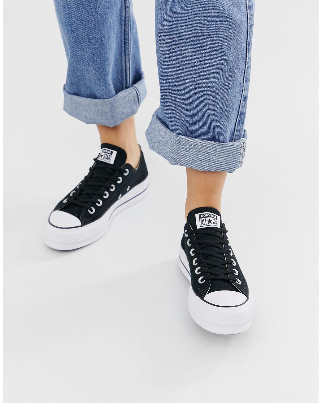 converse chuck taylor platform ox w