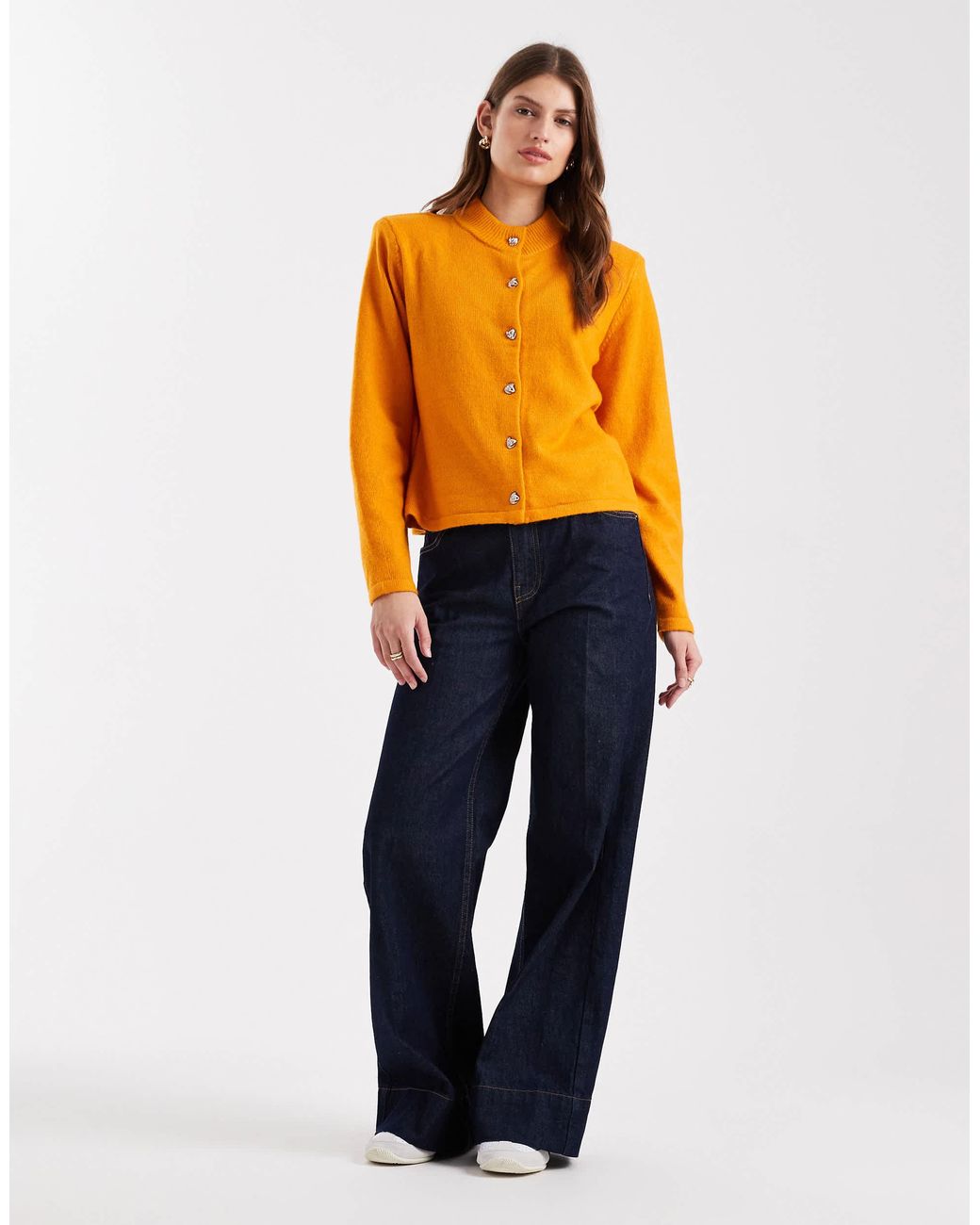 Object Orange – strickjacke