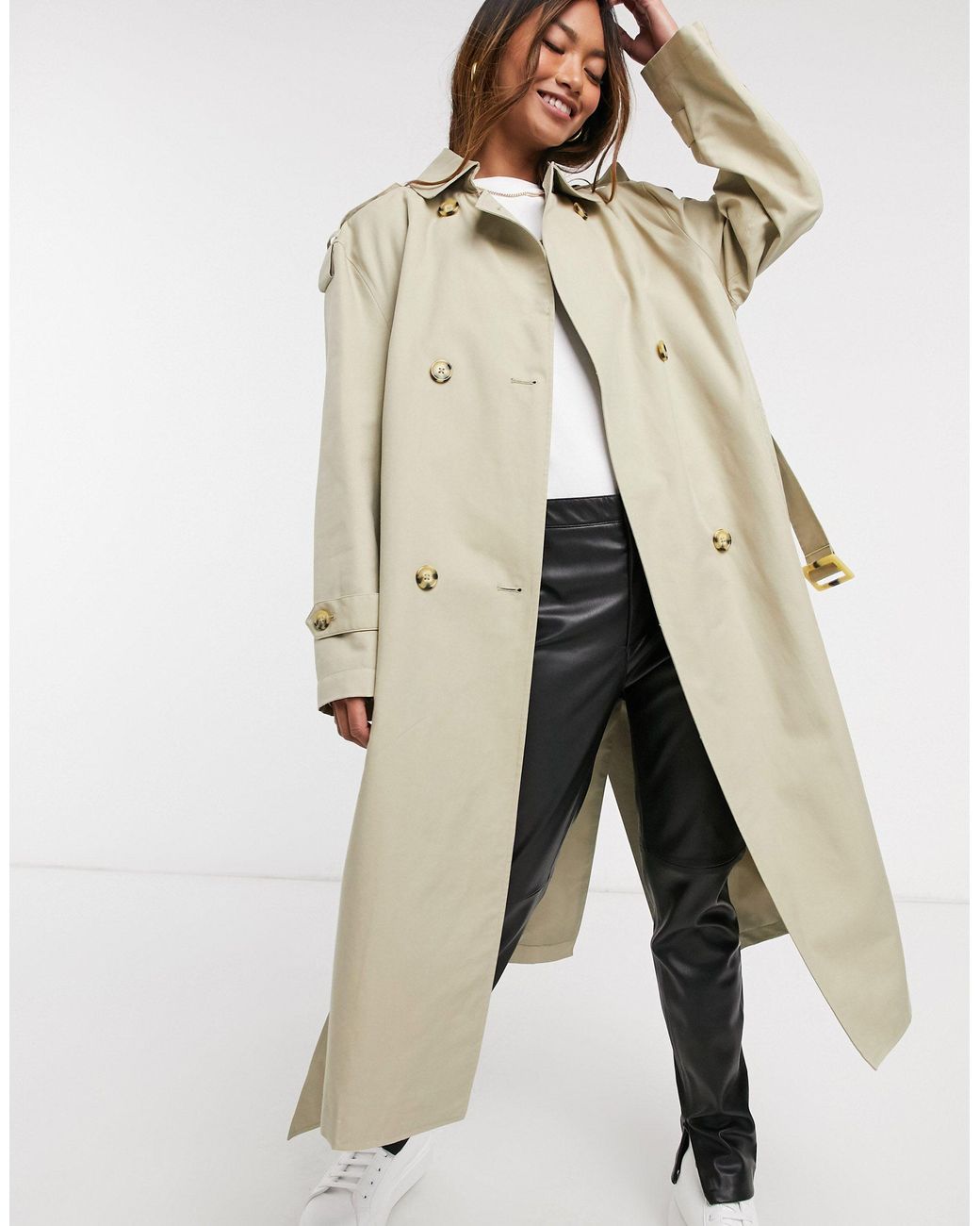 Mango suit trench coat sale