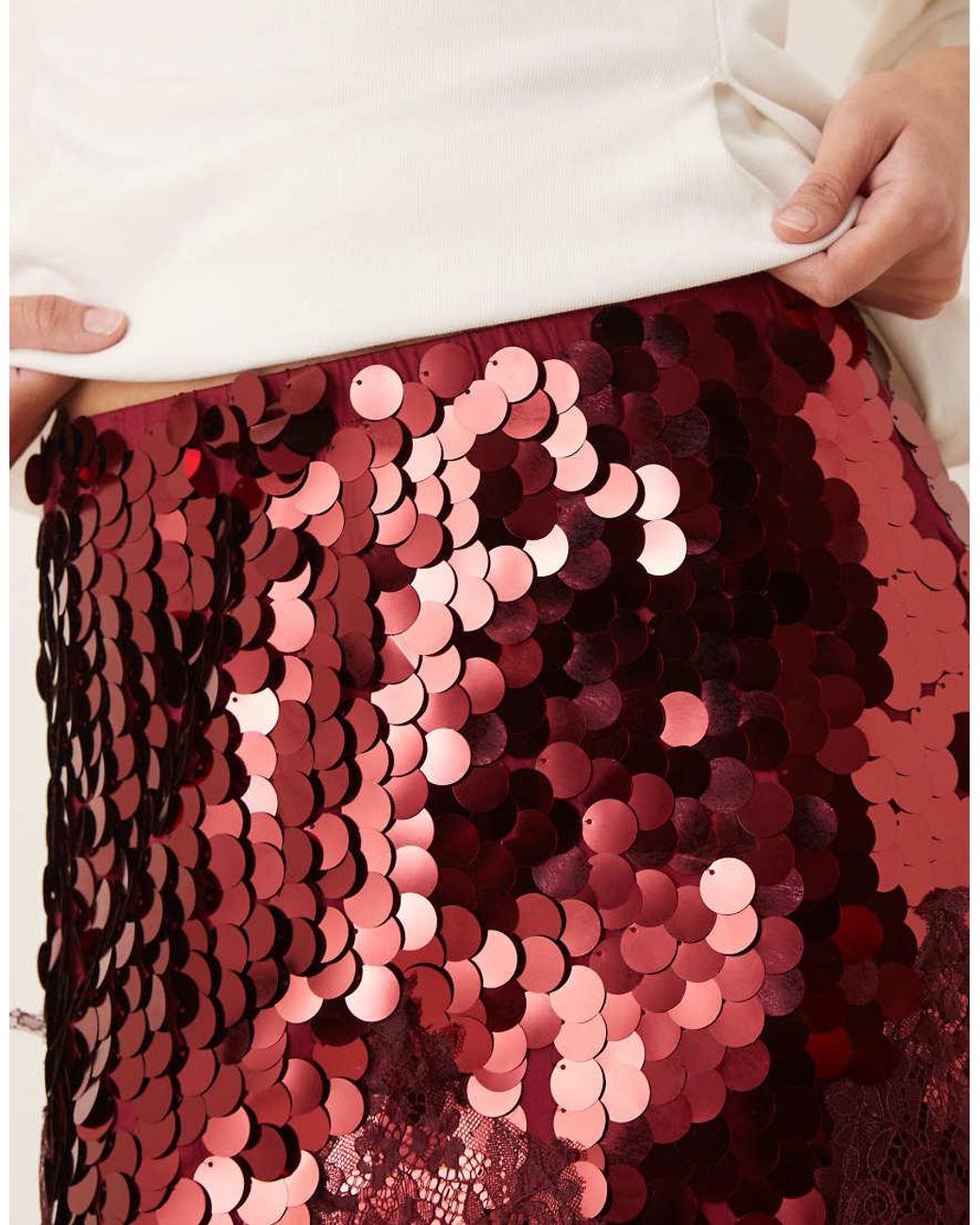 Never Fully Dressed Natural Maeva Mini Skirt