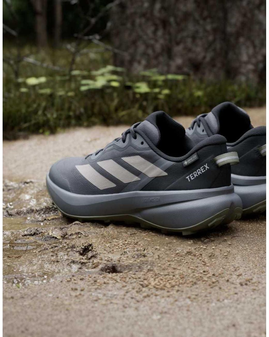Adidas Originals Multicolor Terrex Tracefinder Plus Gore-tex Trail Running Trainers for men