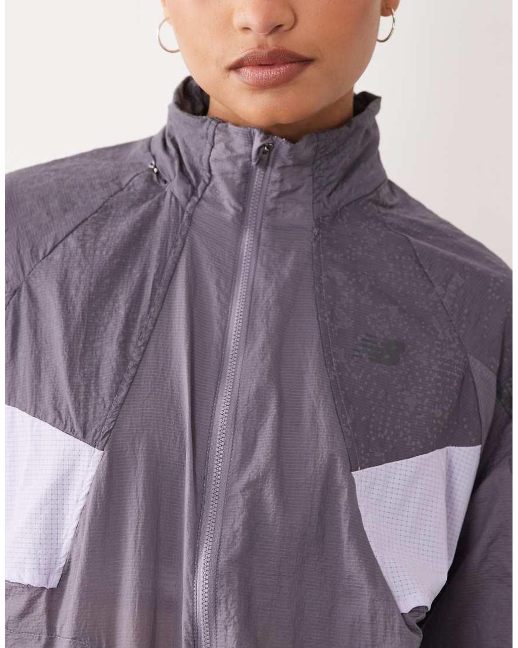 New Balance Purple Reflective Rc Jacket