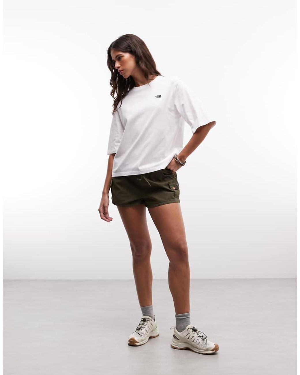The North Face White Essential Simple Dome Boxy T-Shirt