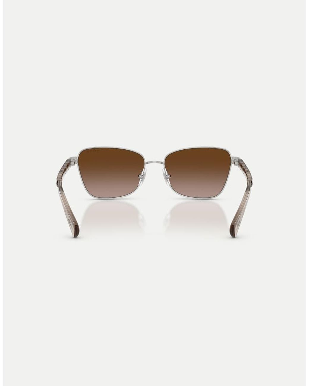 Ralph White Irregular Sunglasses With Lens