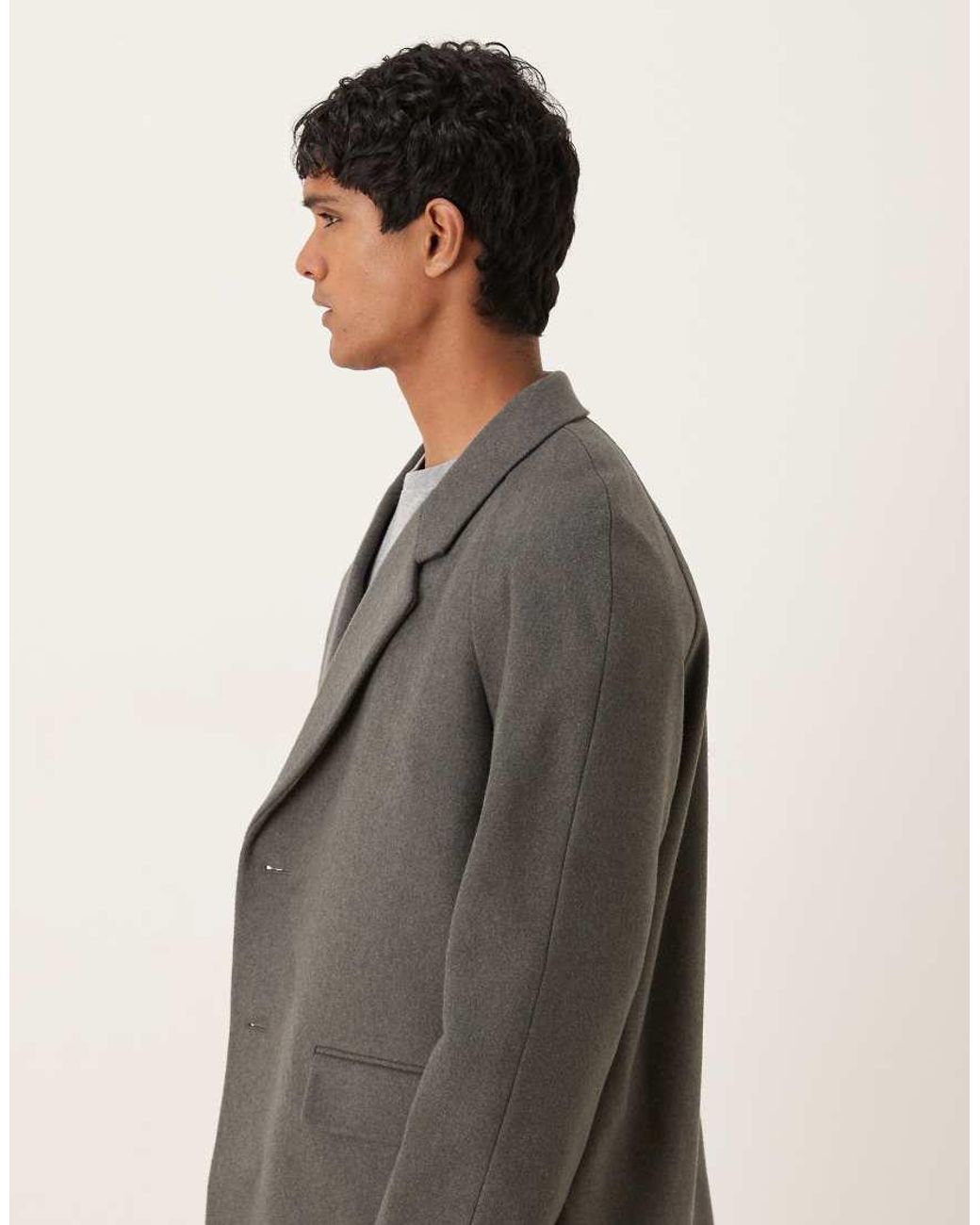 ASOS Gray Oversized Slouchy Blazer for men