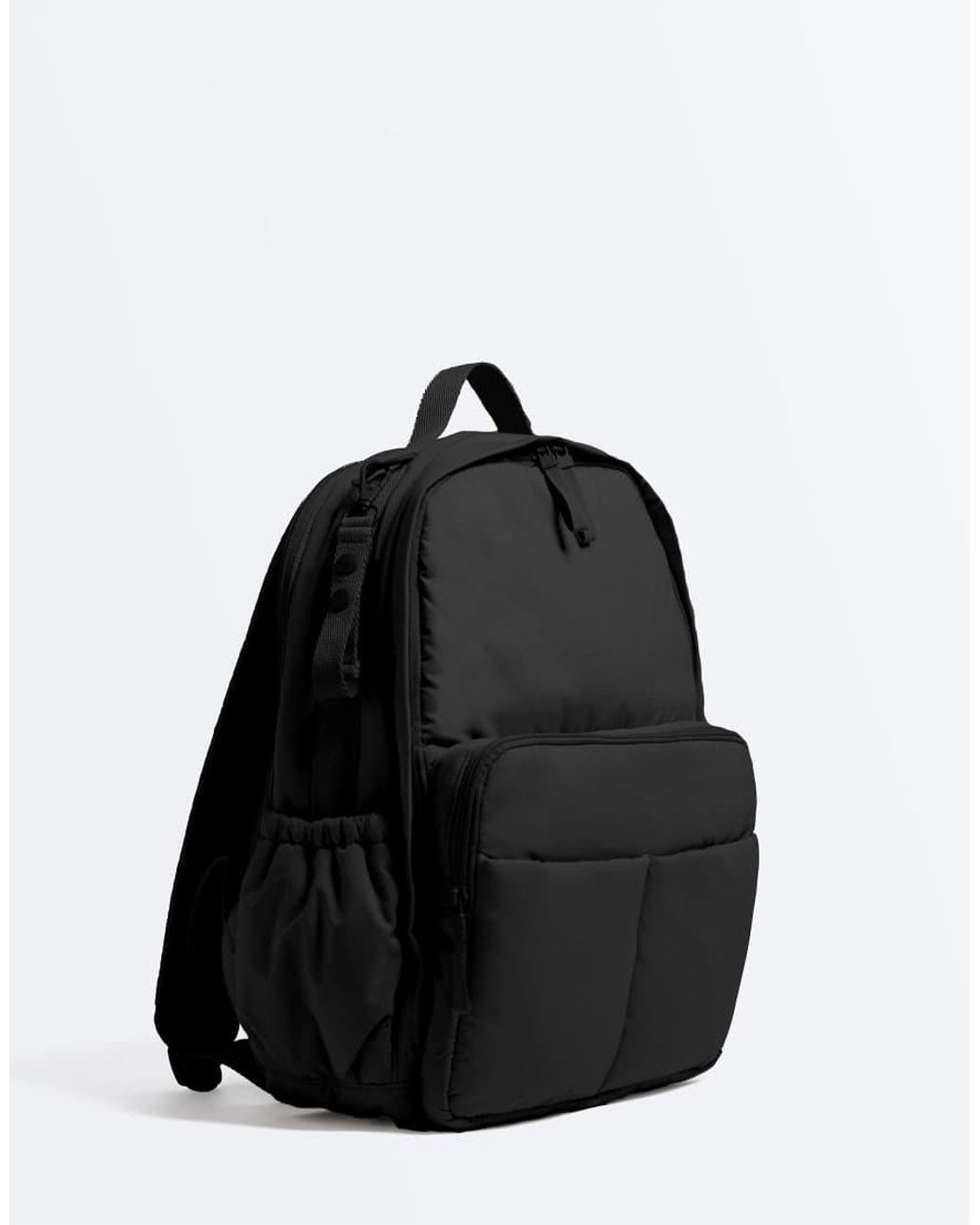 Oysho Black Maxi Maternity Backpack
