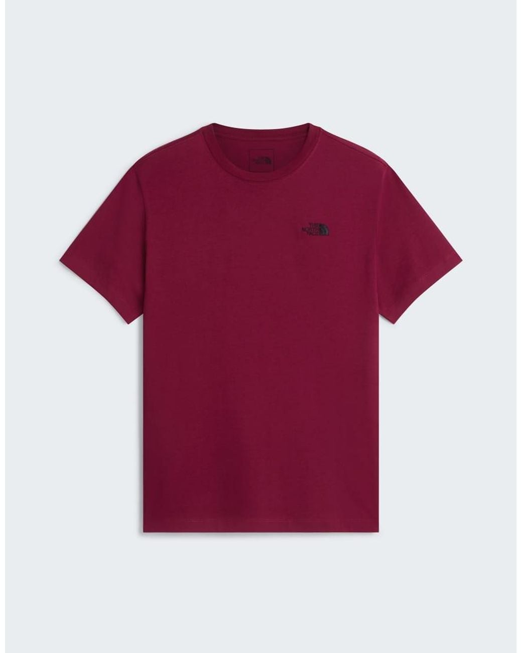 The North Face Red Evolution Simple Dome Regular T-Shirt for men