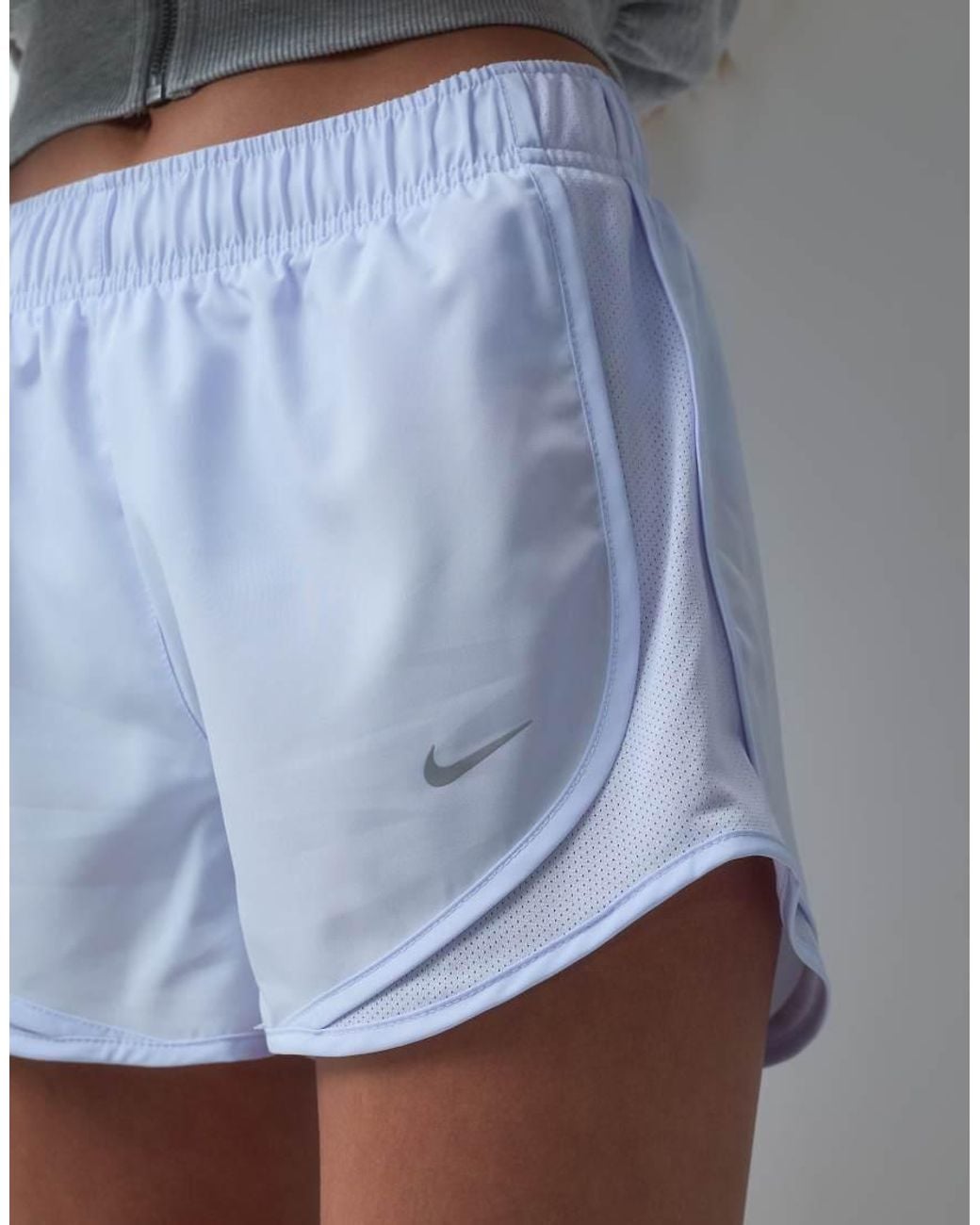 Nike Blue Tempo Dri-fit Mid-rise 3inch Short
