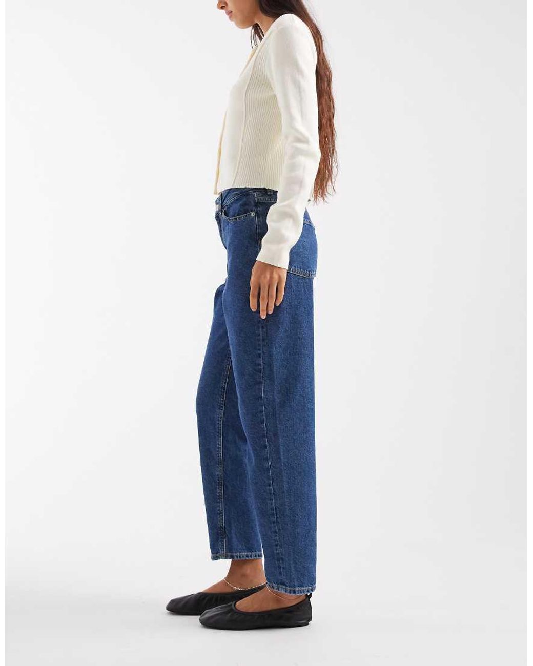 JJXX Blue Lisbon Mom Jeans