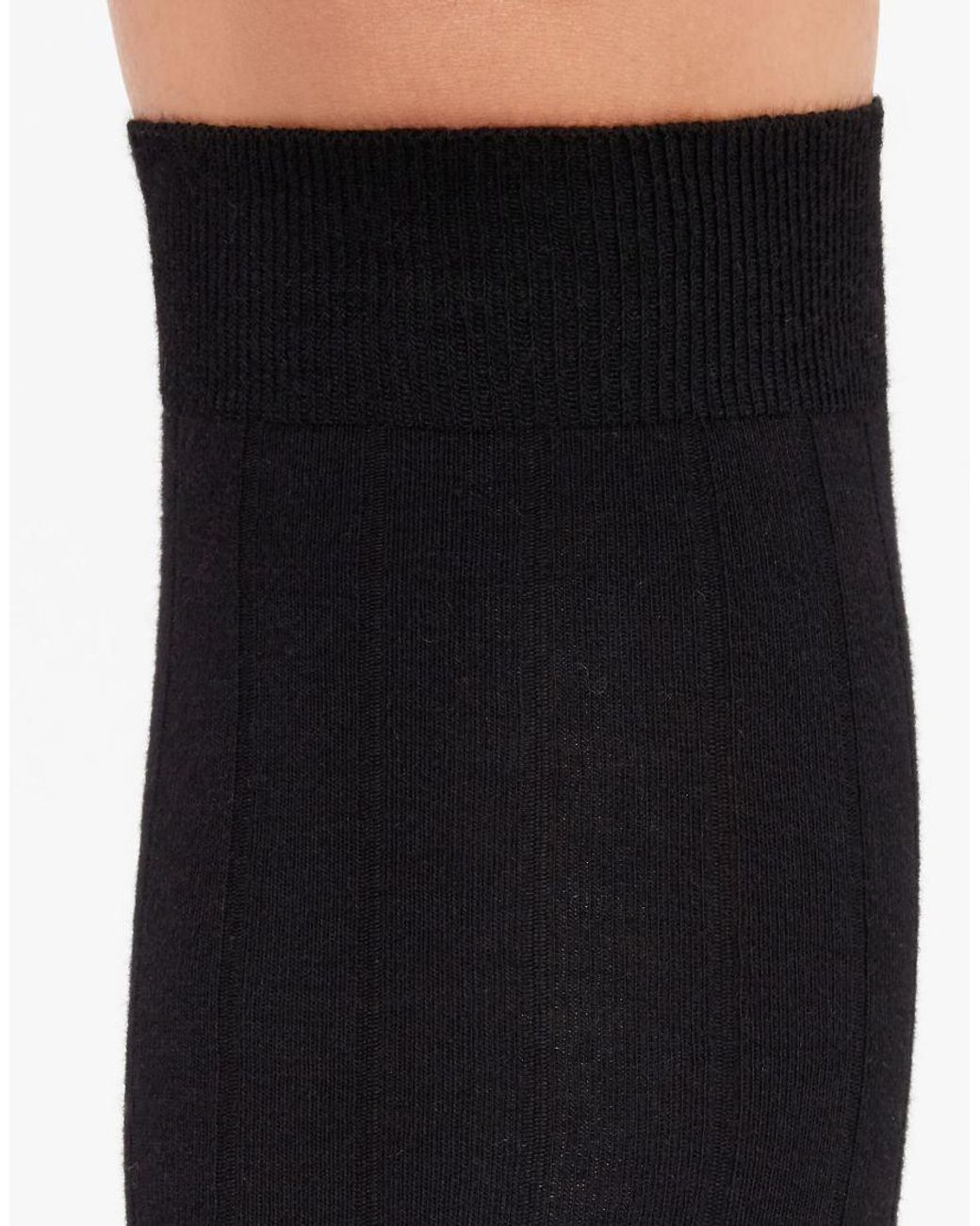 Calzedonia Blue Ribbed Long Socks