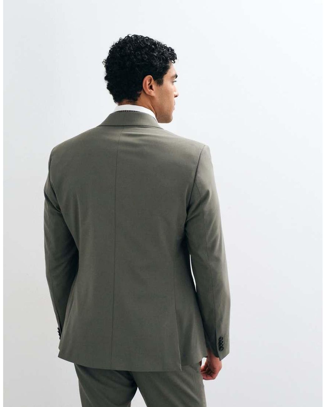 ASOS Gray Slim Suit Blazer for men