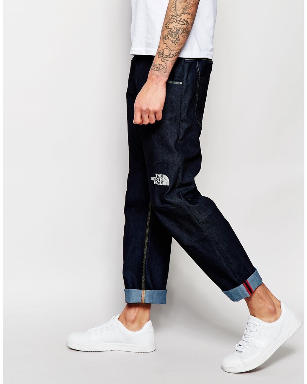 The North Face Jeans With Articulated Knee in Blue for Men | Lyst