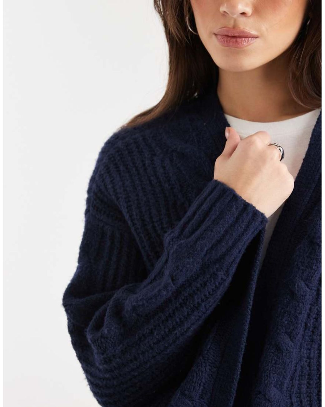 Hollister Blue Open Cardigan