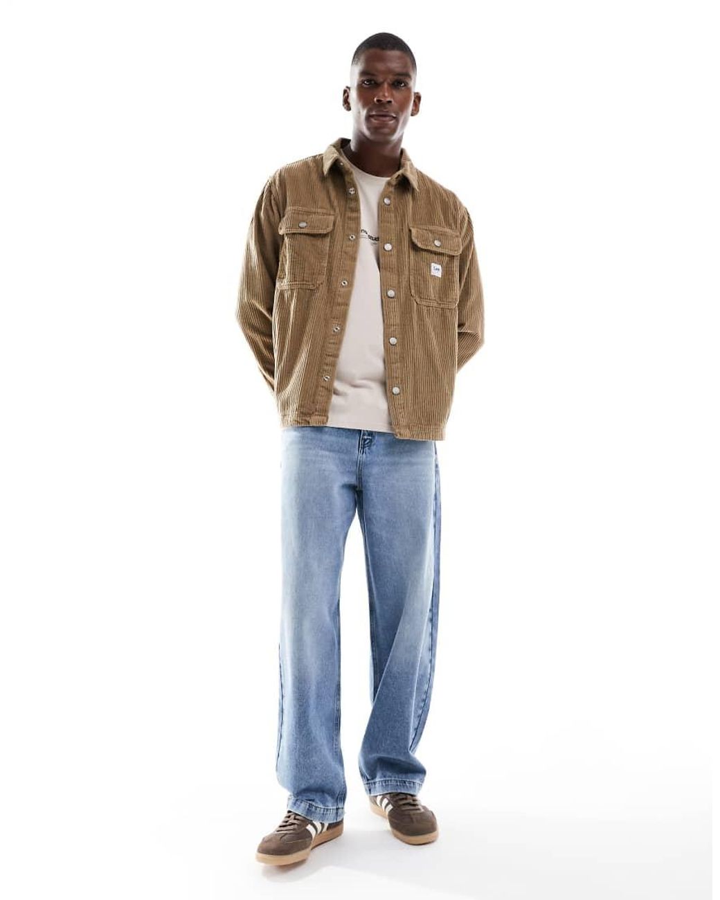 Lee Jeans Natural Workwear Cord Overshirt for men
