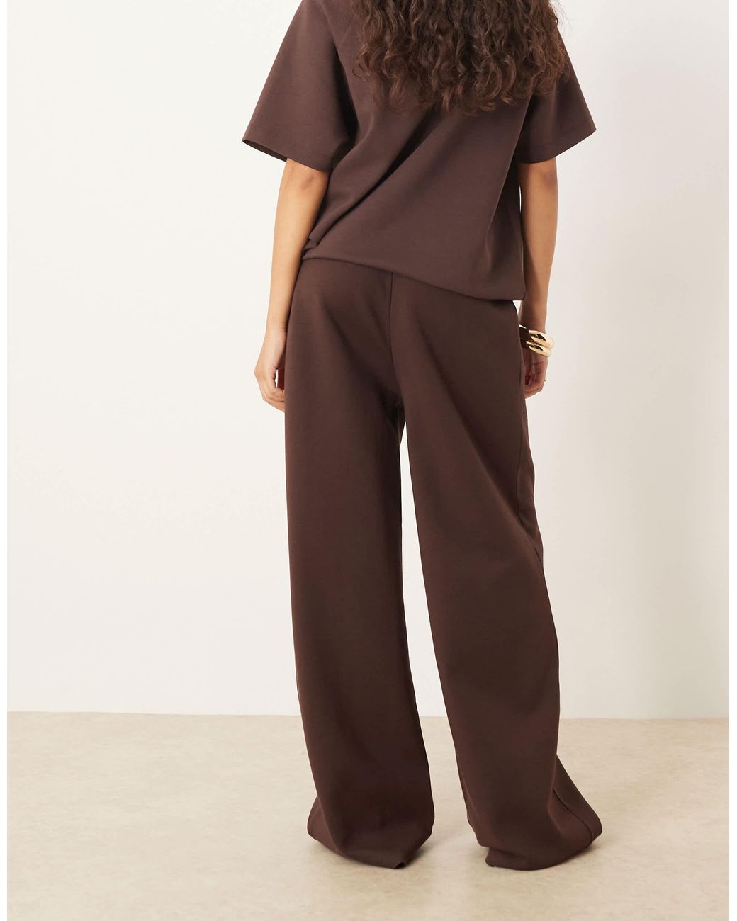 ASOS Natural – jogginghose aus interlock