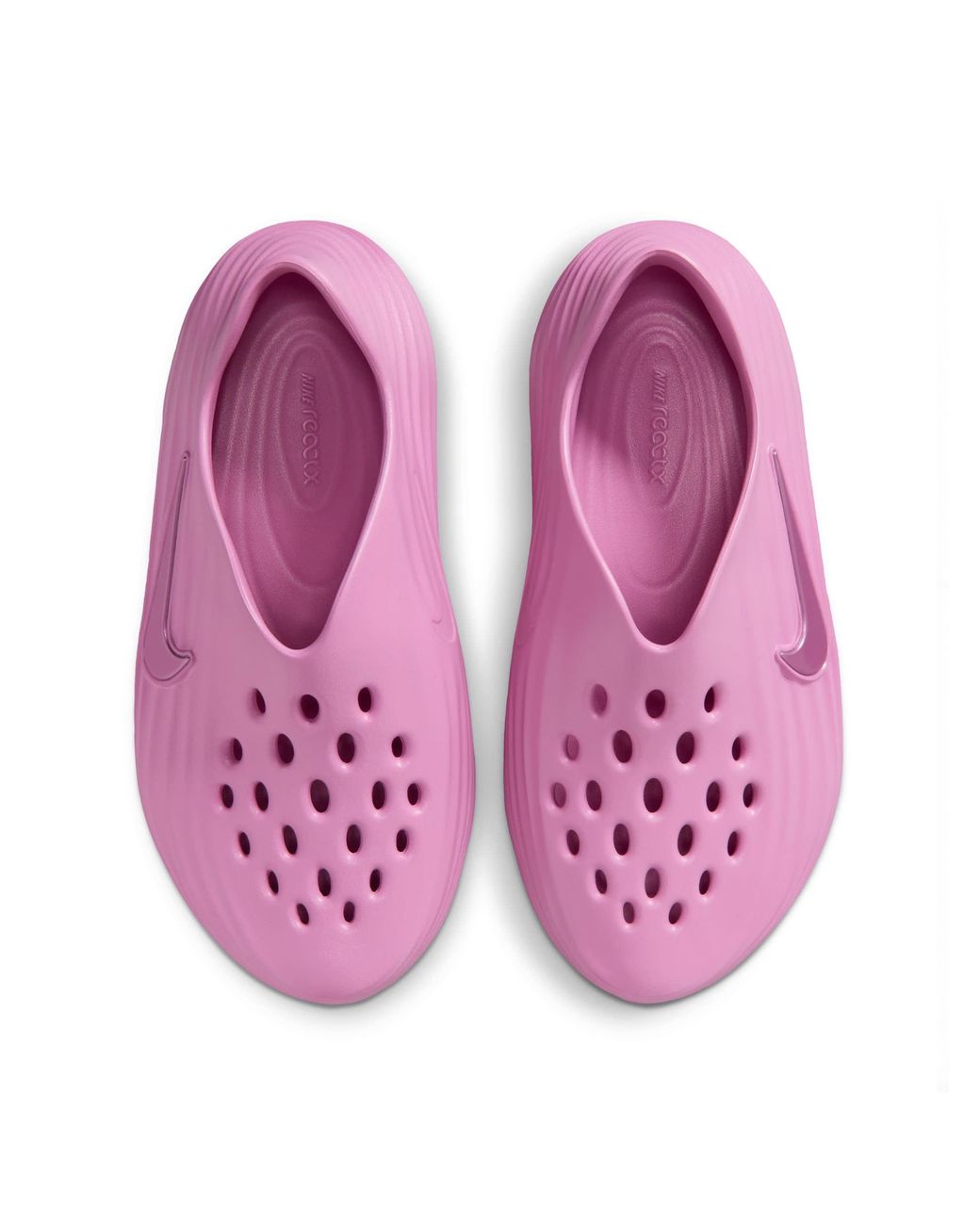 Nike Purple Reactx Rejuven8 Clogs