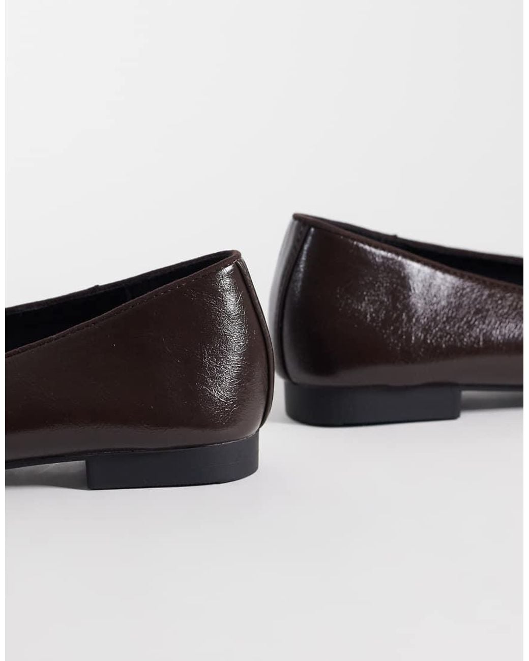 ASOS Black Wide Fit Lion Bow Ballets