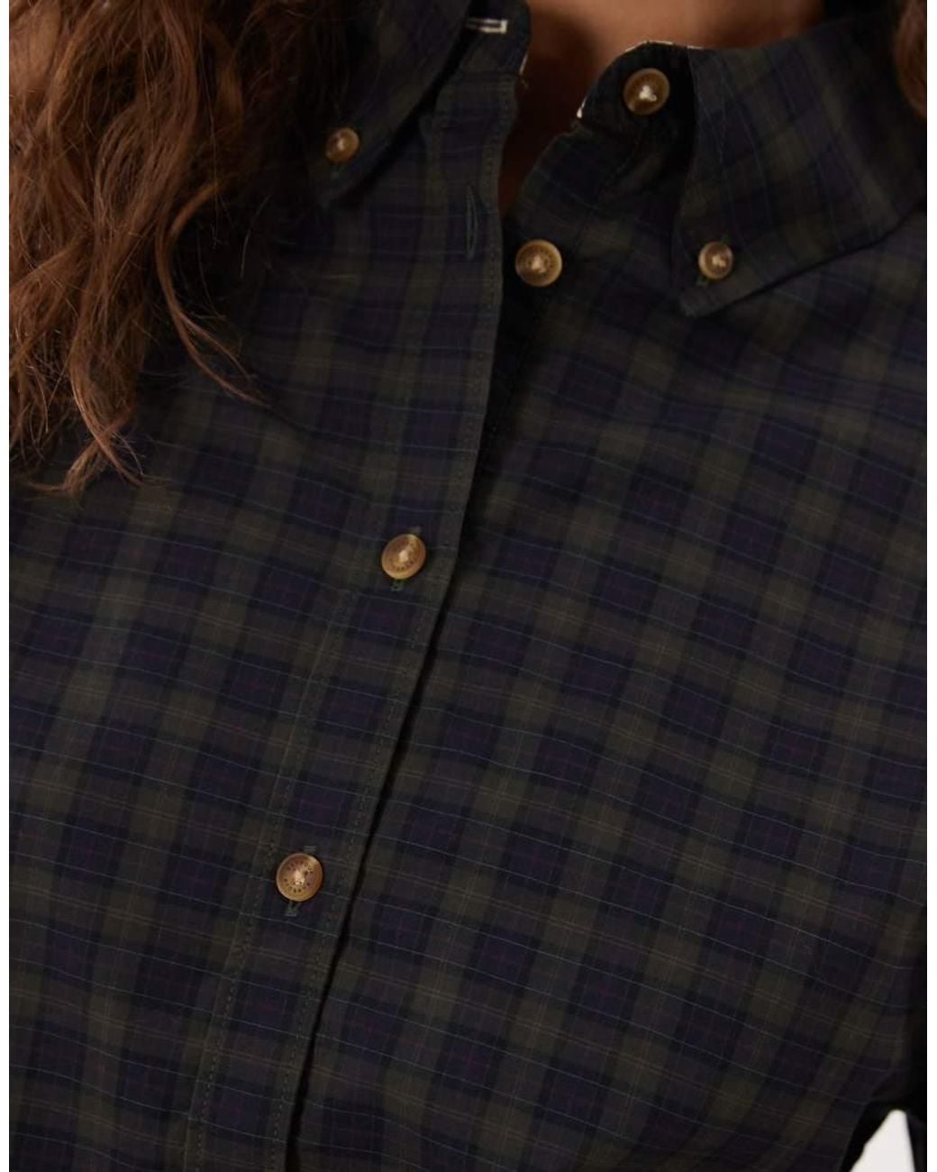 Barbour Black Ravenshill Long Sleeve Tartan Check Shirt