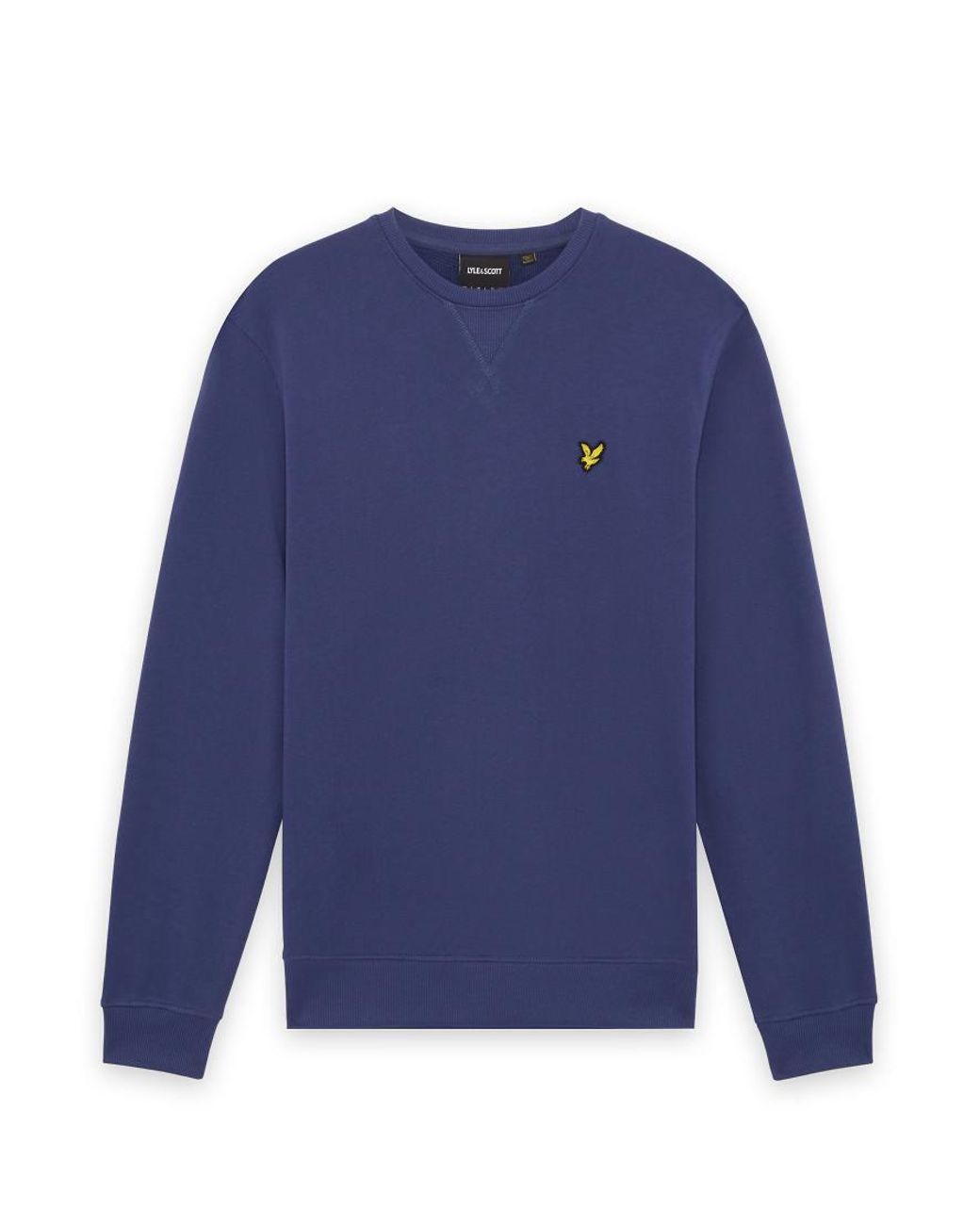 Lyle & Scott Blue Mid Layers Crew Neck Sweatshirt for men