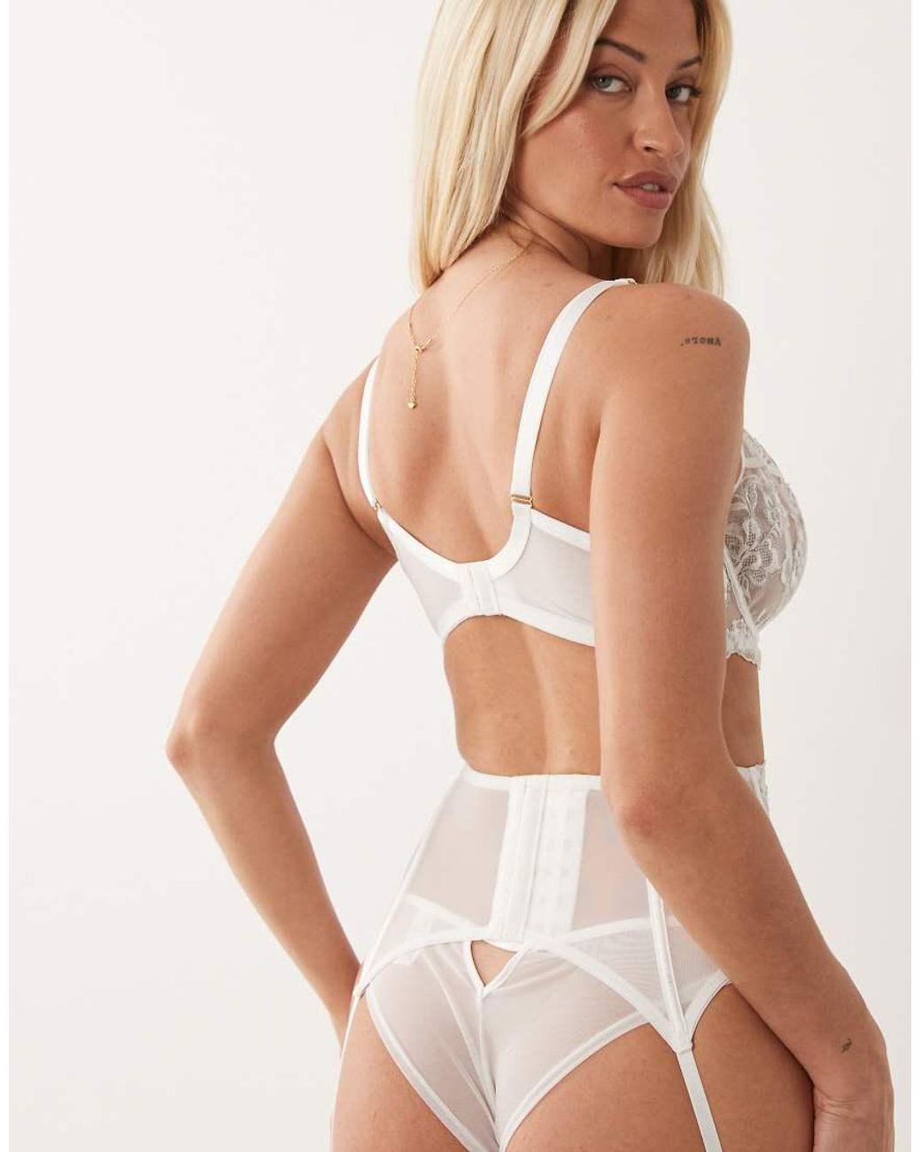 Ann Summers White Endless Attraction Bridal Waspie