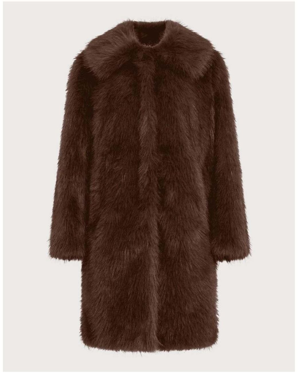 Harry Brown Natural Margaux Long Fur Coat