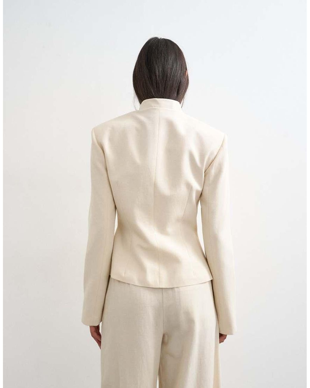 TOPSHOP Natural Co Ord Drummer Jacket