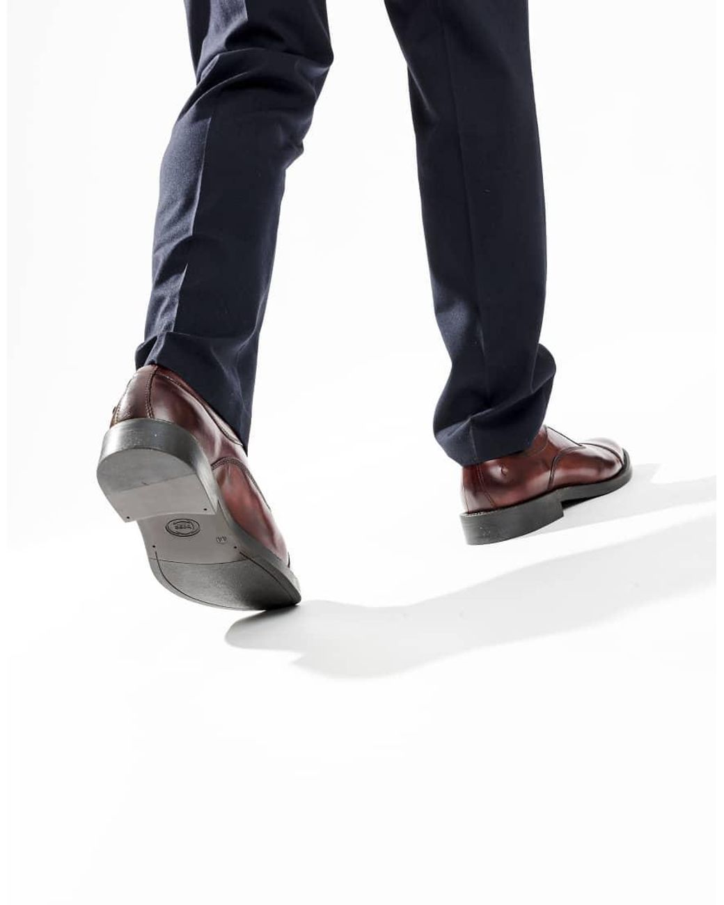 Base London Purple Roma Toe Cap Shoe for men