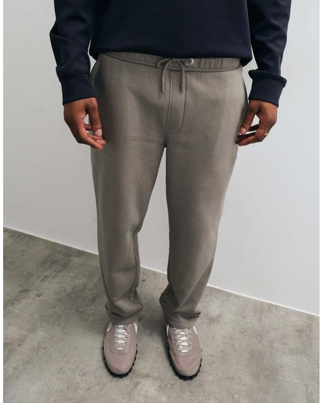 ASOS Blue Essentials Straight Leg Joggers for men