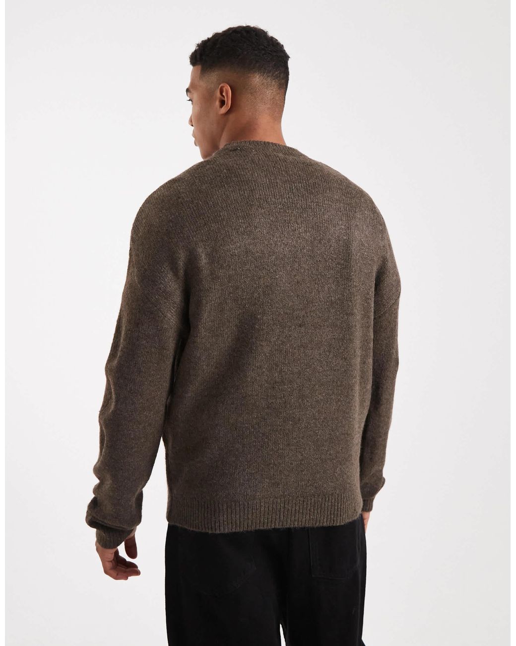 Pull ras Only & Sons pour homme en coloris Brown