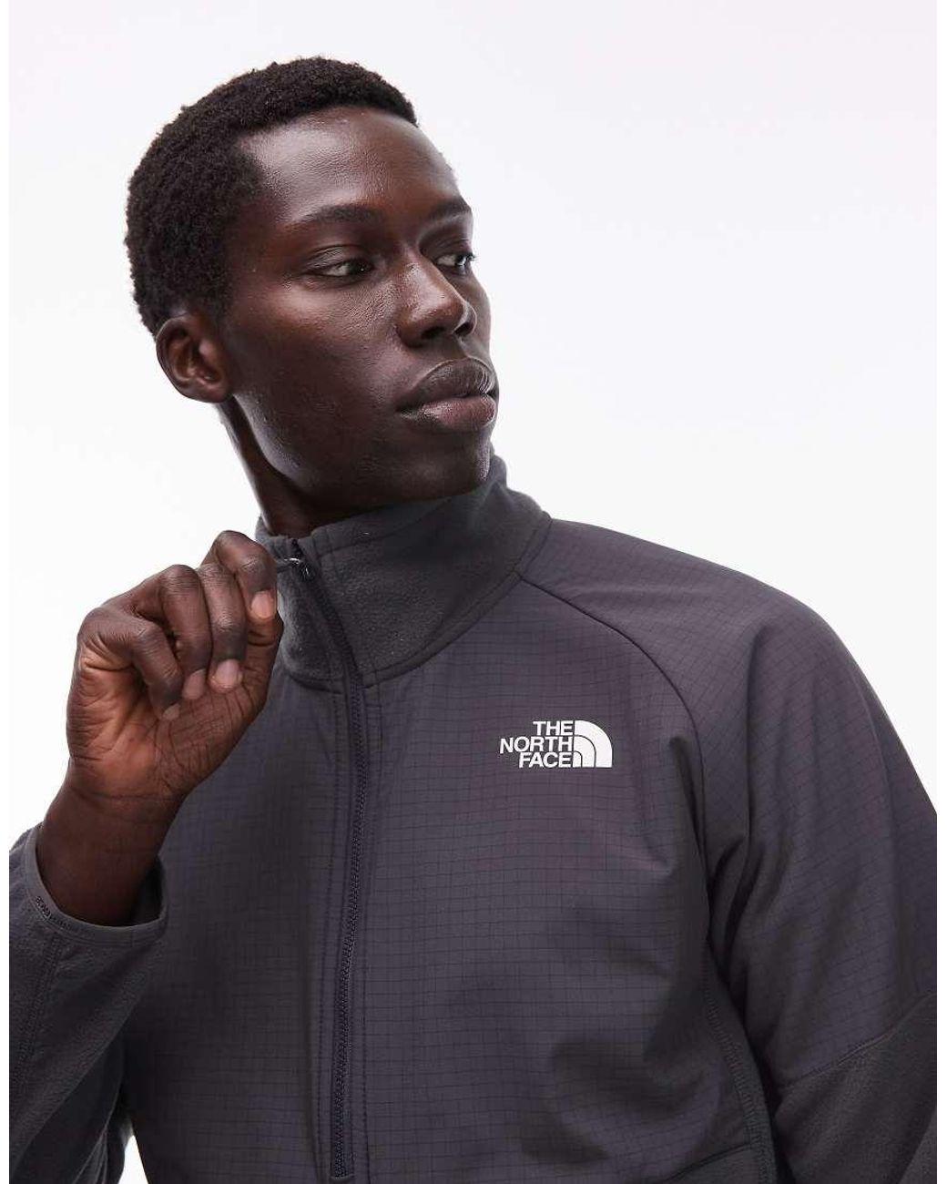The North Face Blue Glacier Heavyweight 1/2 Zip Fleece for men