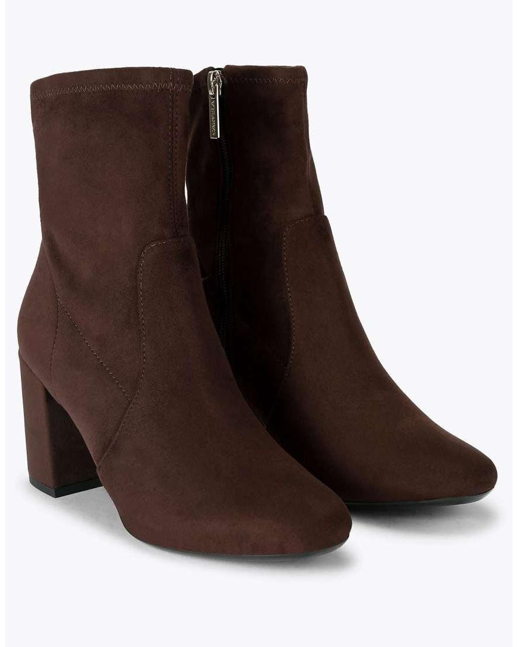 Carvela Kurt Geiger Brown Asti Low Ankle Boots
