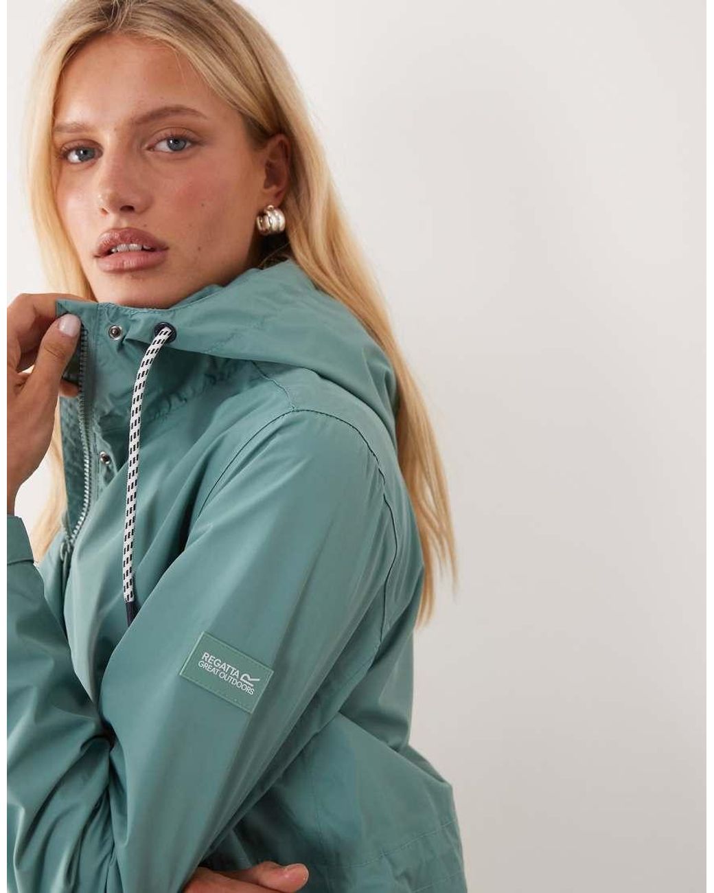 Regatta Blue Waterproof Norana Hooded Jacket