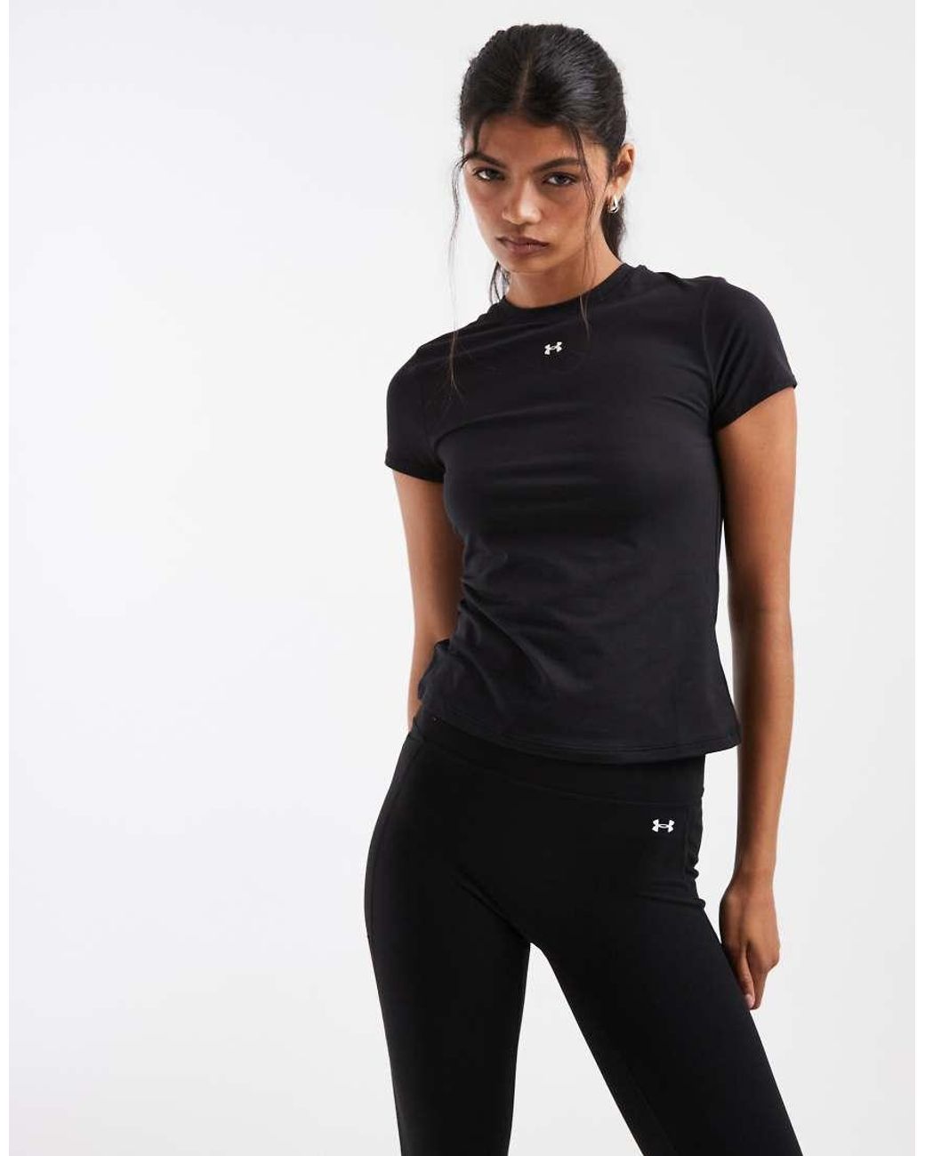 Under Armour Black Motion Fitted Short Sleeve T-Shirt