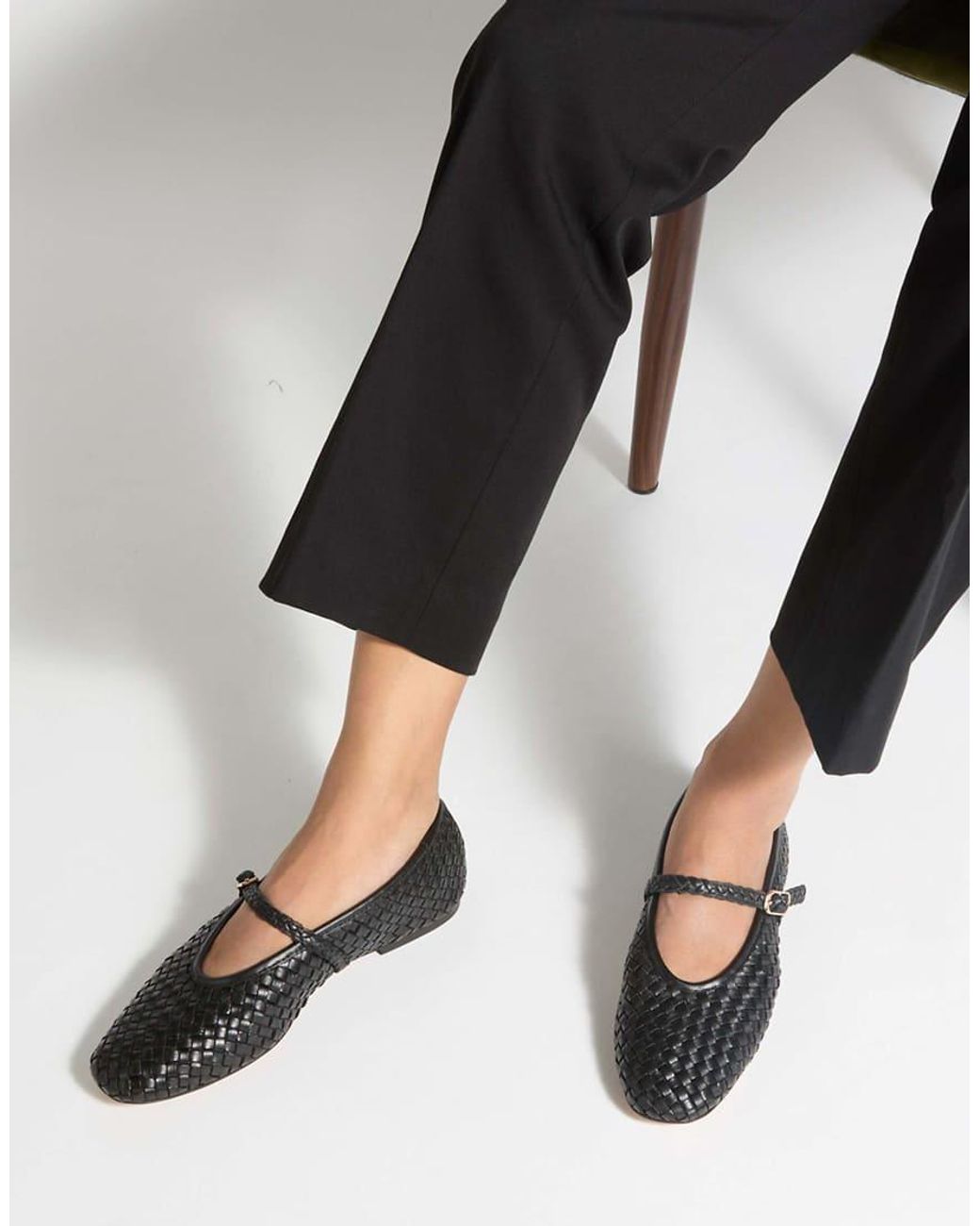 Dune Black Headliner Ballet Pumps