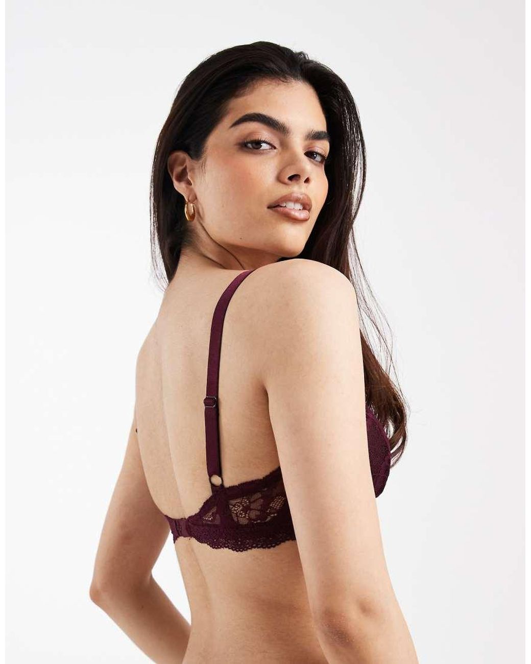 Mama.licious Purple Mamalicious Maternity Soft Lace Nursing Bralette
