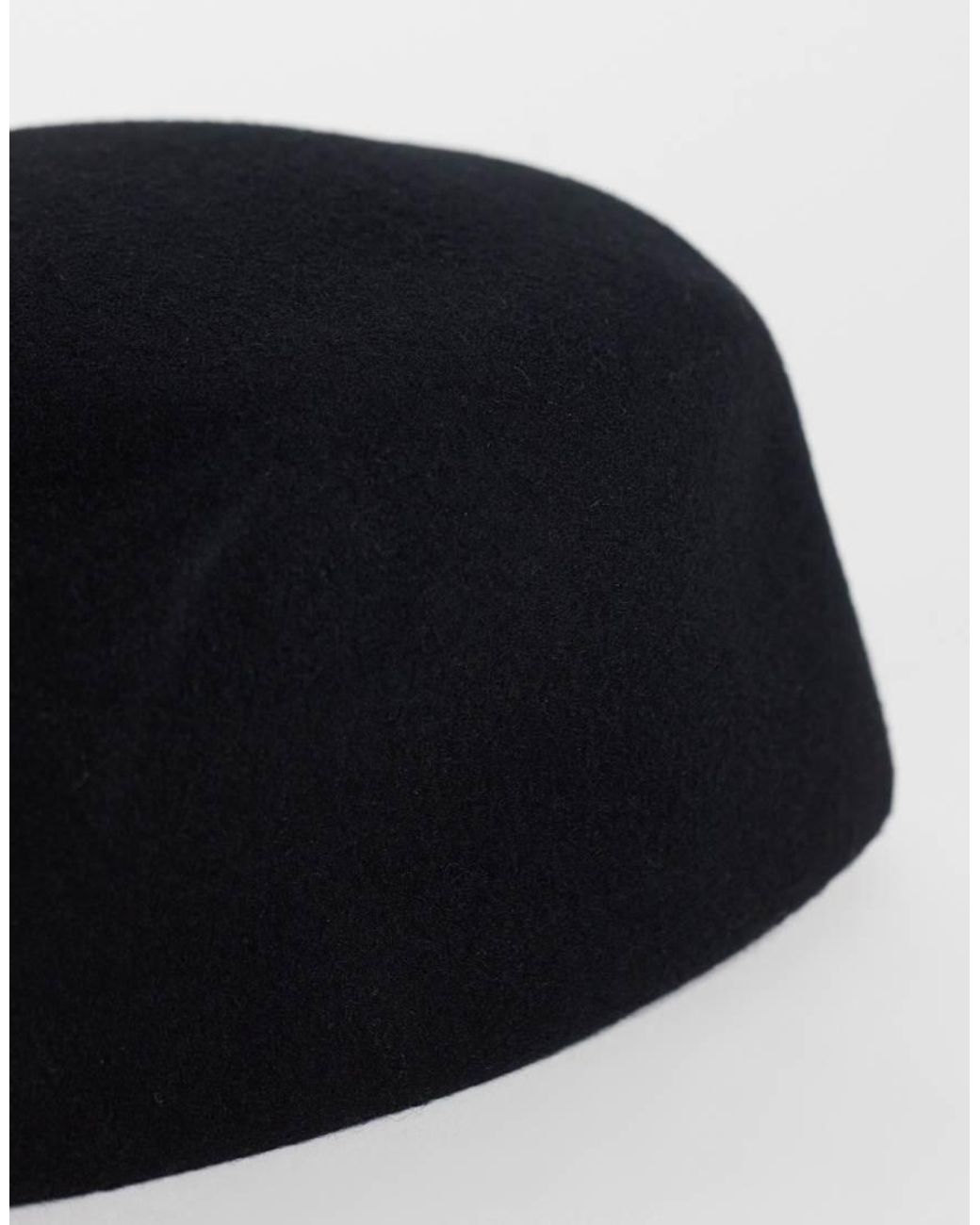 Pieces Black Pillbox Hat