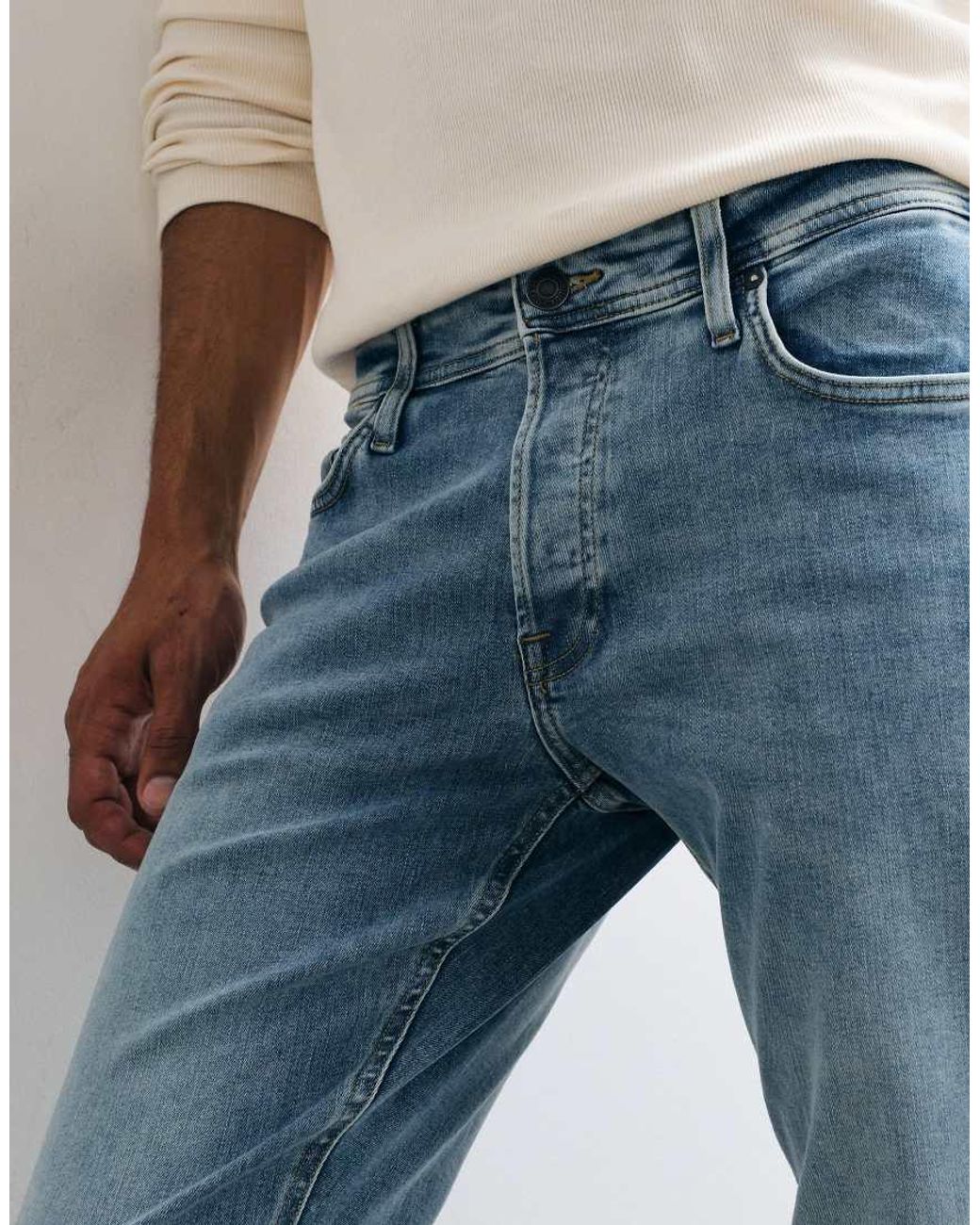 Jack & Jones Natural Mike Tapered Jeans for men