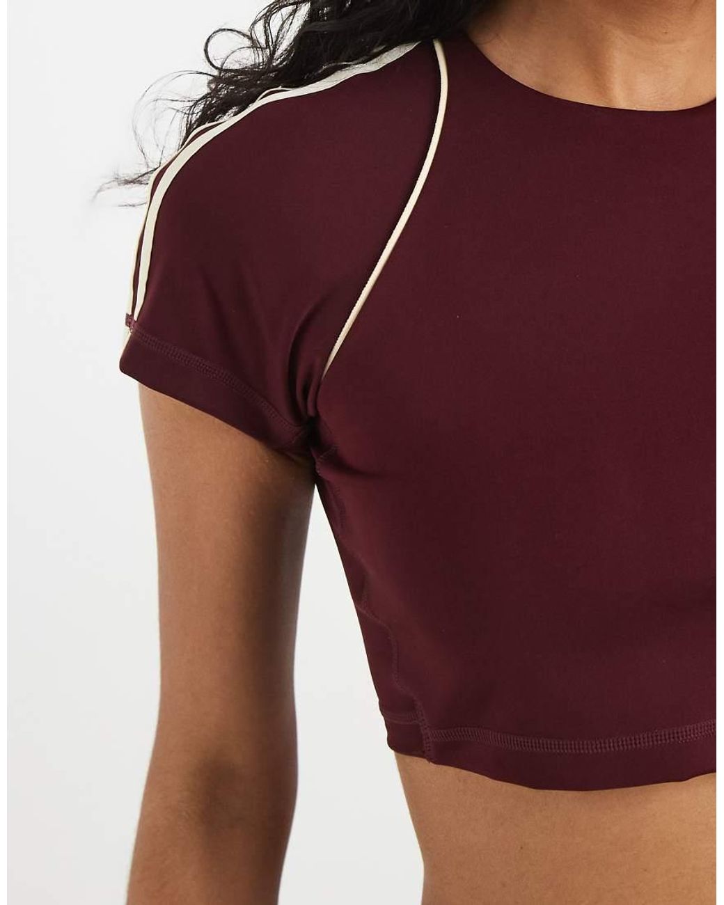 Adidas Originals Red Adidas Originals Sport Cropped T-shirt