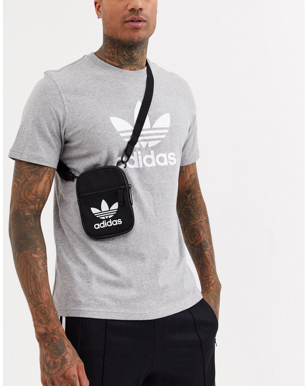 Adidas Originals AC Airline Bag in Black/Metal - Shop Adidas Originals at  Northern Threads