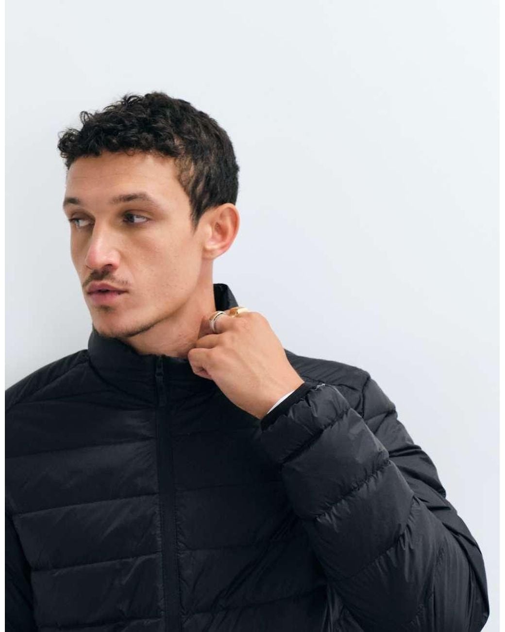 Jack & Jones Blue Down Puffer Jacket for men