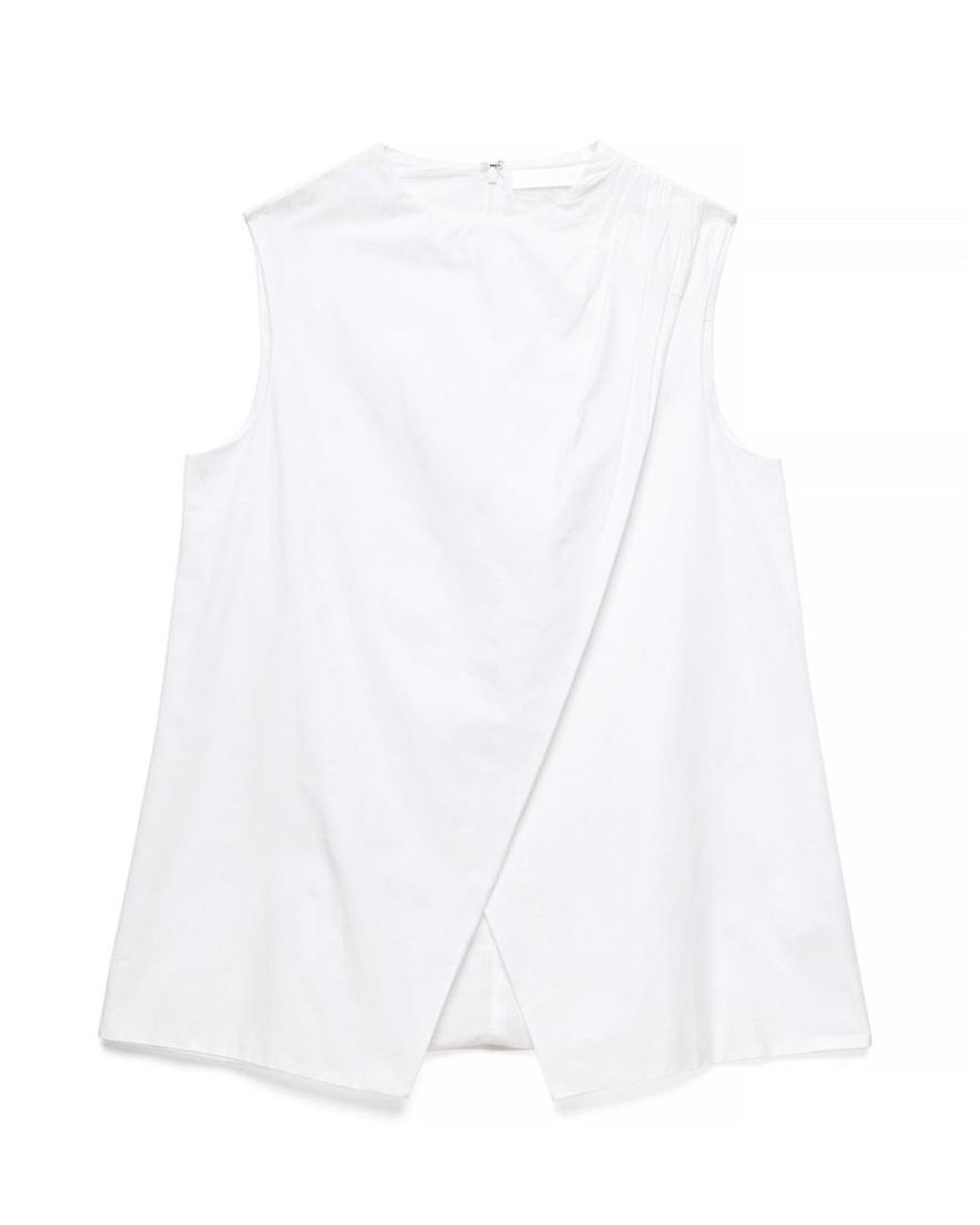 NA-KD Green X Charlotte Olivia Cotton Overlapped Detail Top