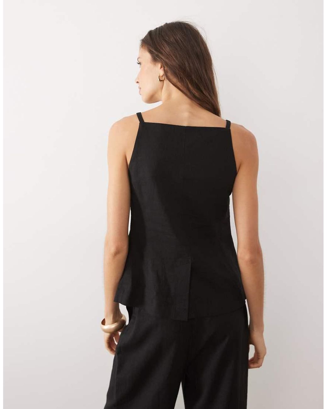 New Look Black Strappy Waistcoat