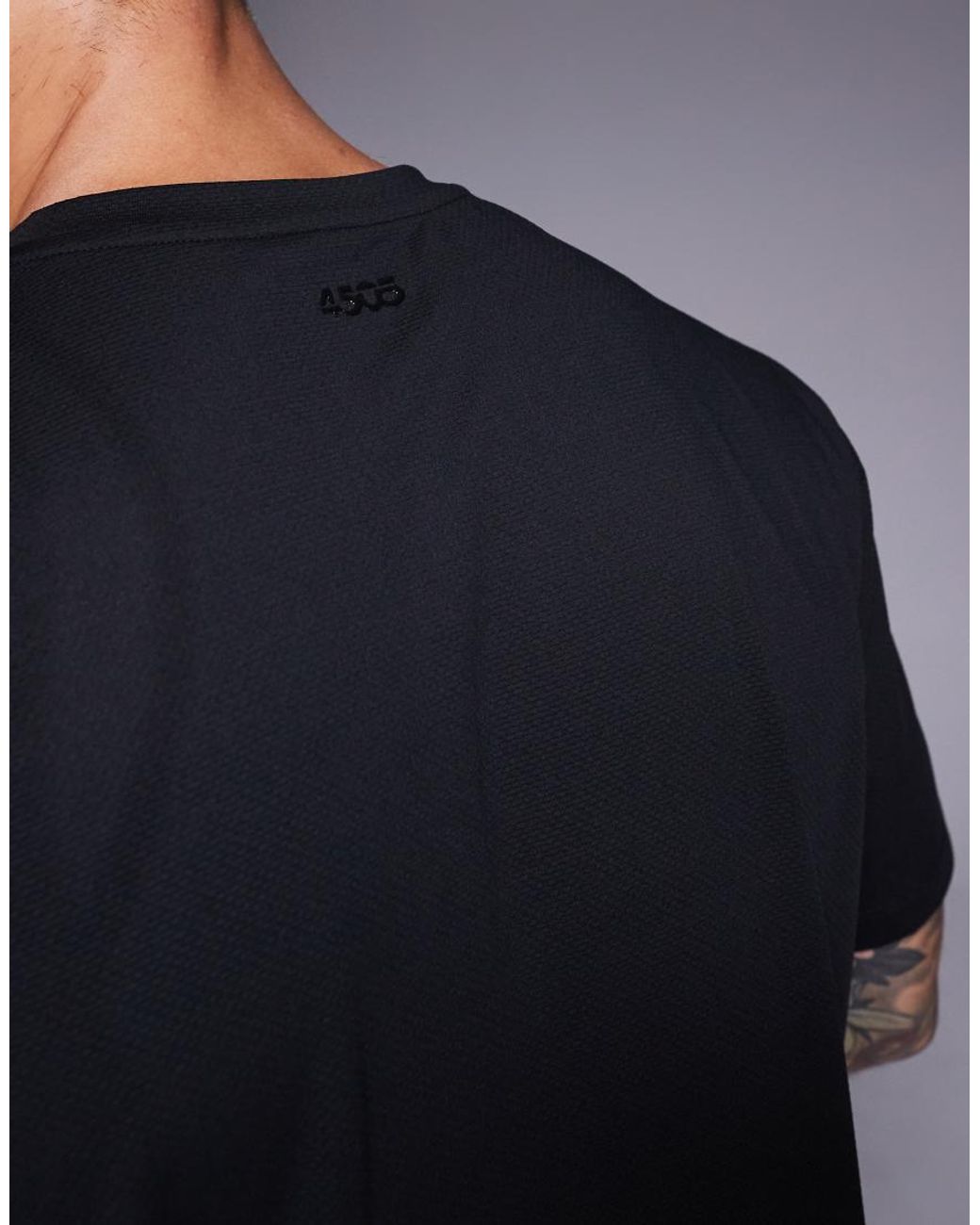 4505 Black Icon Quick Dry Mesh Training T-shirt for men