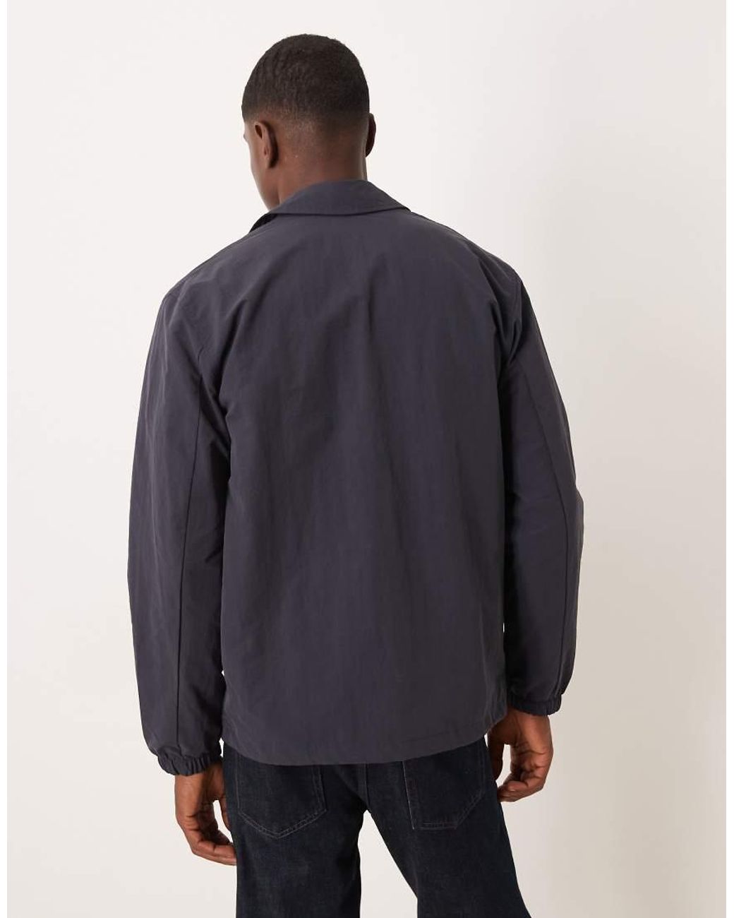 SELECTED Blue Coach Jacket for men
