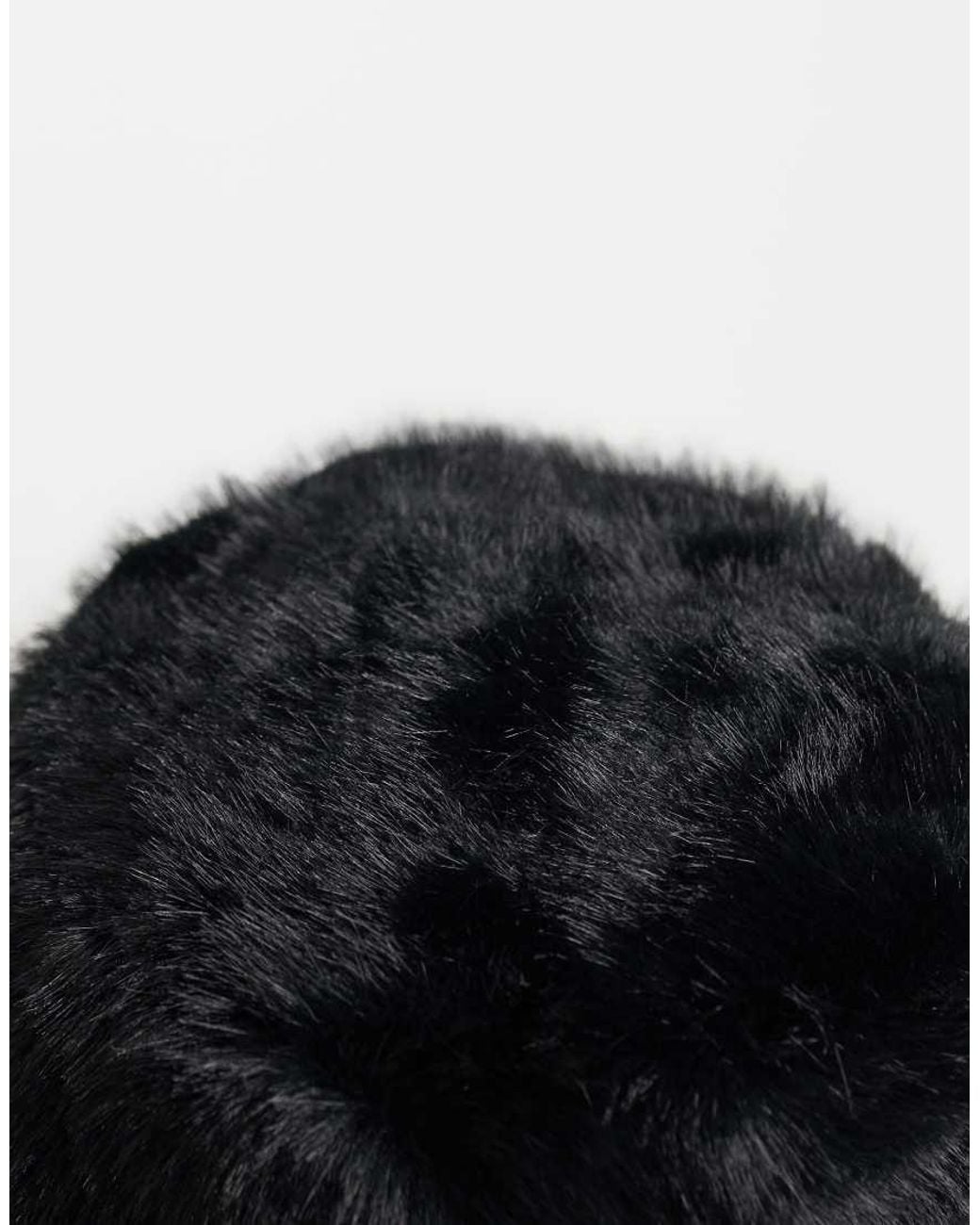Adidas Originals Black Faux Fur Bucket Hat